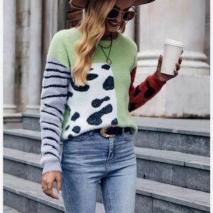 Colorful Patterned Sweater